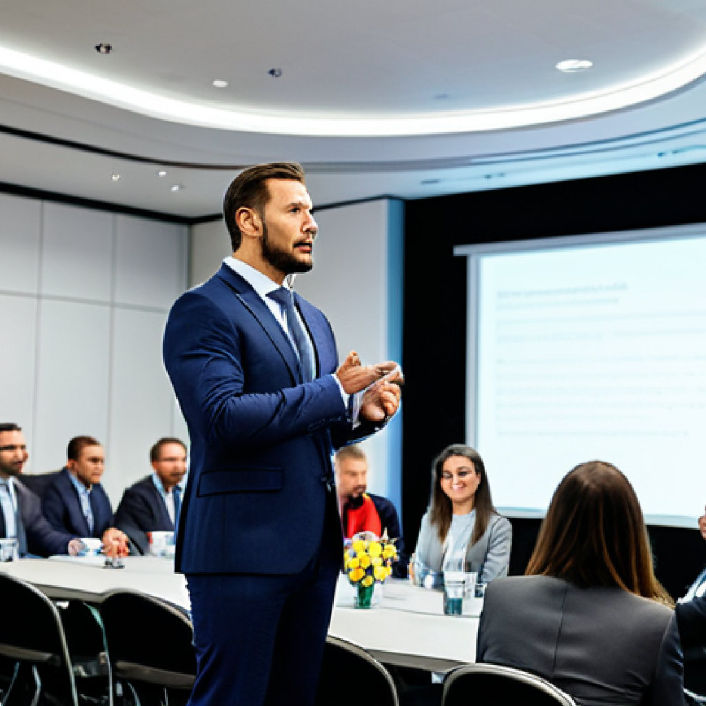 **Image Prompt:** A professional sports manager in a modest business suit, giving an inspiring speech at a sports conference. Background: a modern conference hall with attendees listening attentively. Fully clothed, appropriate attire, safe for work, perfect anatomy, natural proportions, professional photography, high quality, family-friendly.