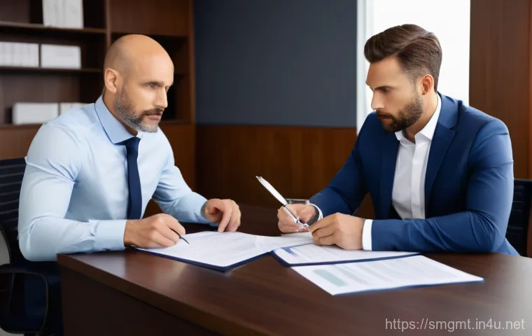 스포츠경영관리사 연봉 협상 성공 스토리 - A vibrant scene at a bustling sports industry conference. A diverse group of male and female profess...