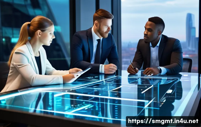 스포츠경영관리사와 스포츠 정책 분석 - **Prompt 1: The Strategic Hub of Sports Management**
A diverse team of four dynamic sports manag...